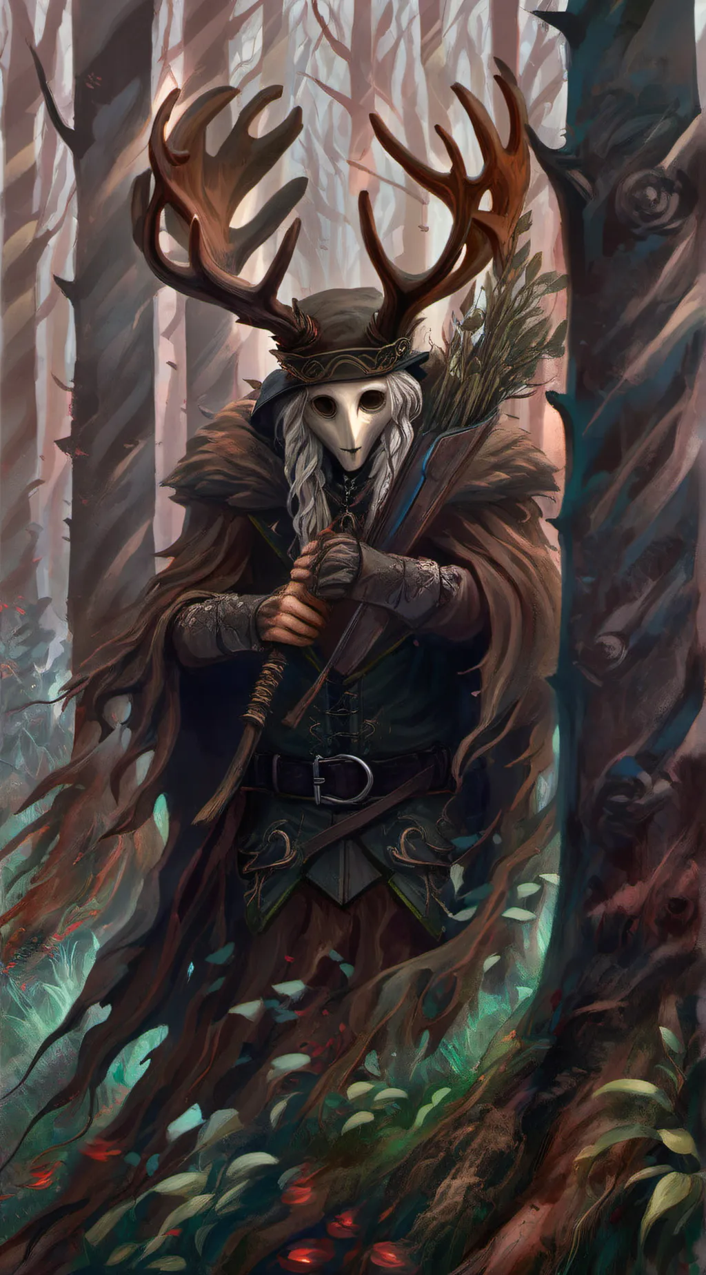 ai character: Forest keeper background