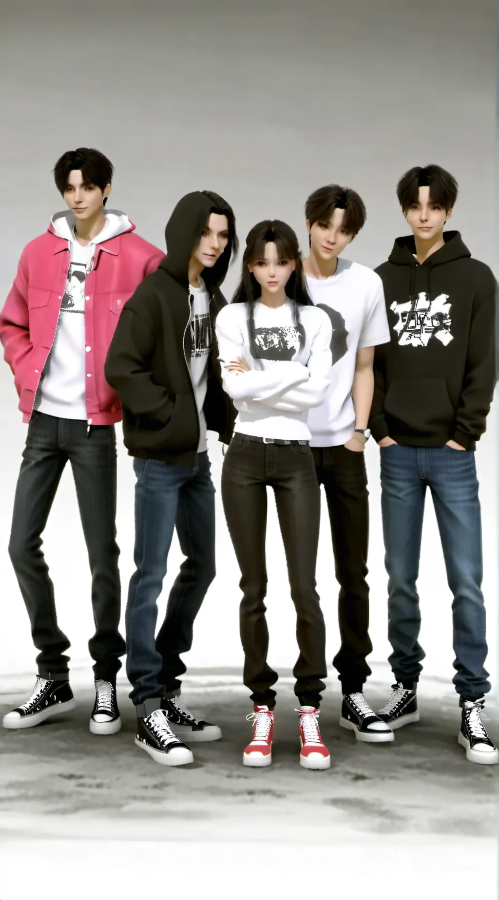 ai character: friends  background