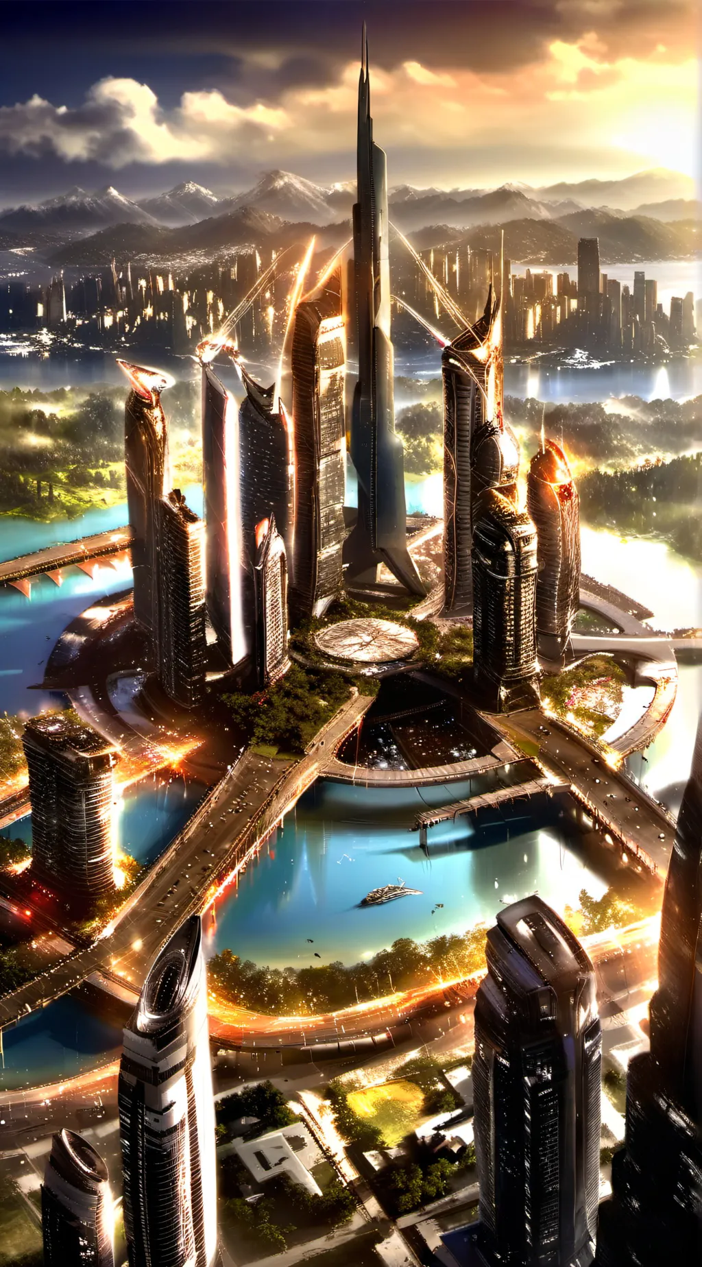 ai character: descendents 3 4 background