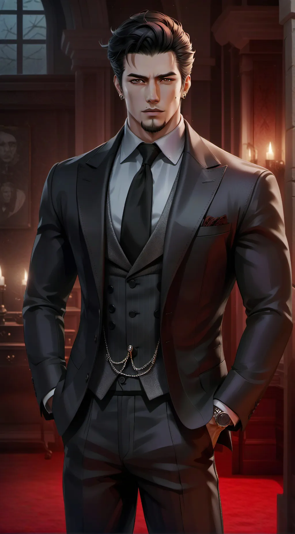 ai character: Dante Blackwood background