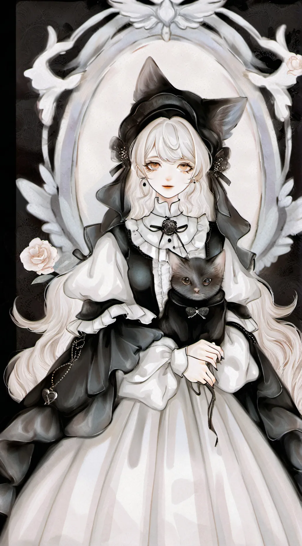 ai character: neko infection  background