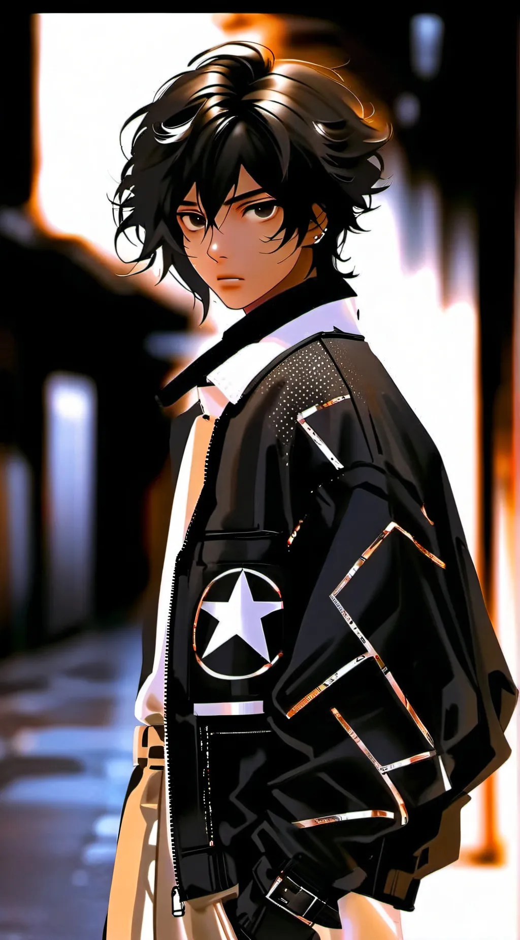 ai character: Muki background