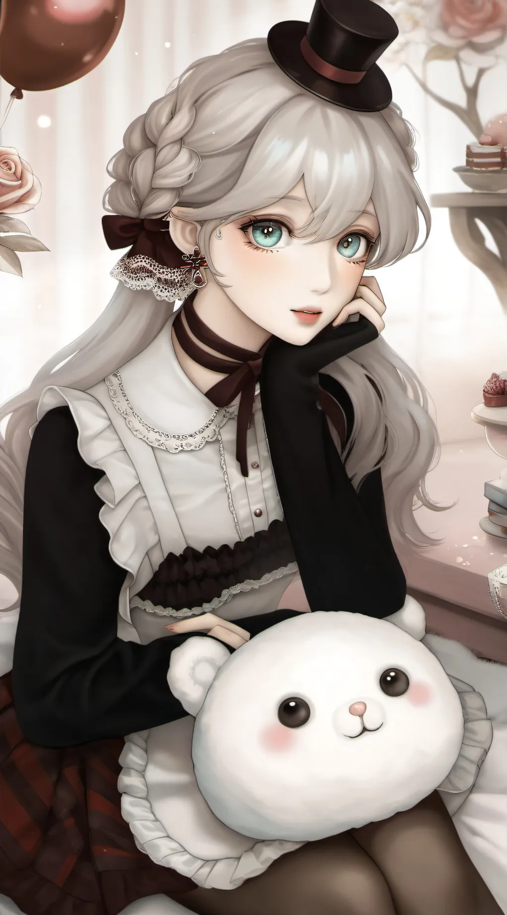 ai character: tadc Christmas 🎄🎁 background