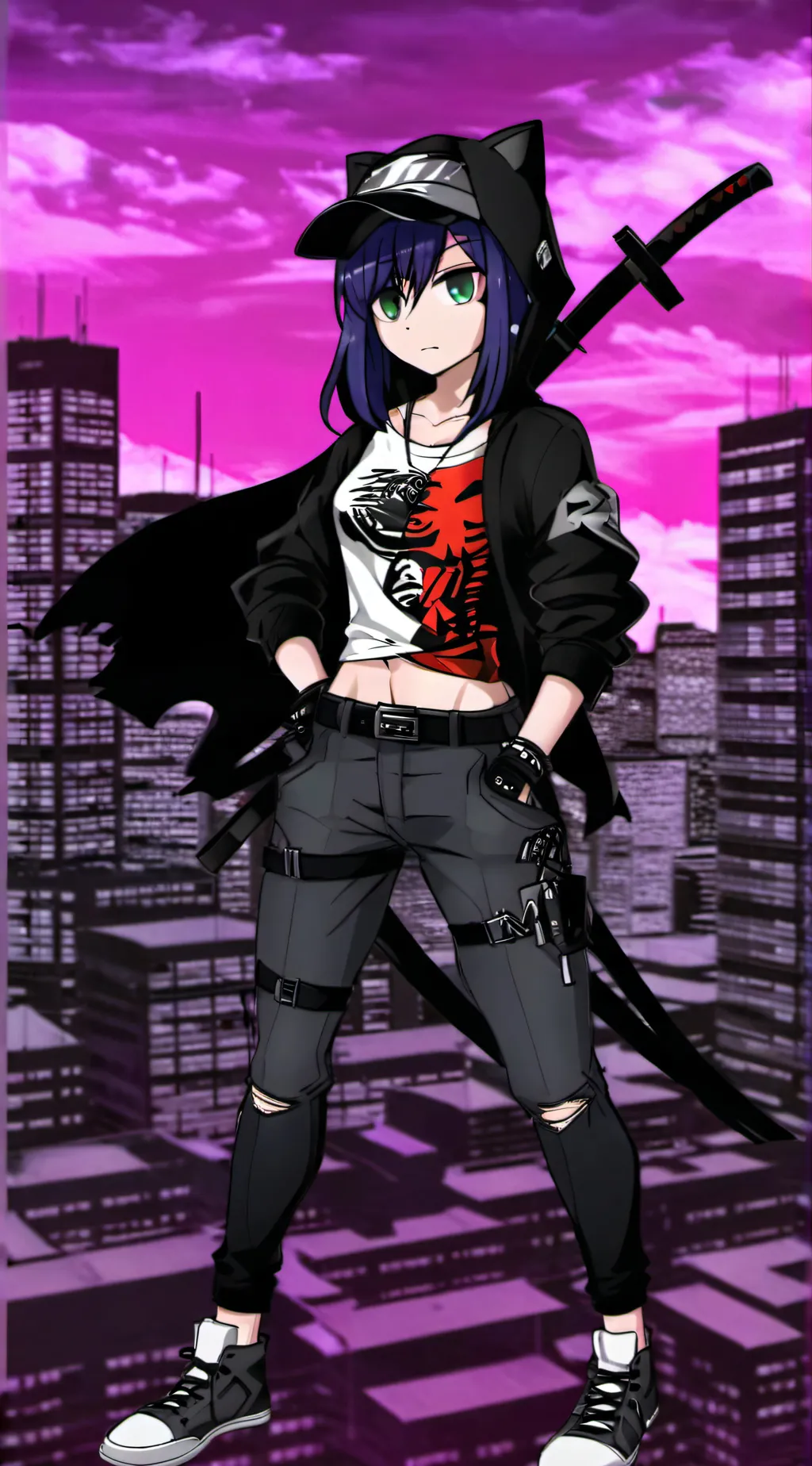 ai character: Demon Slayer background