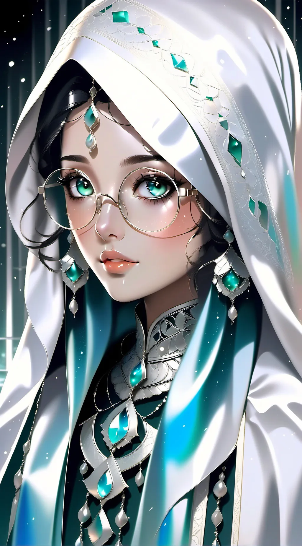 ai character: Sarah Munawwarah background