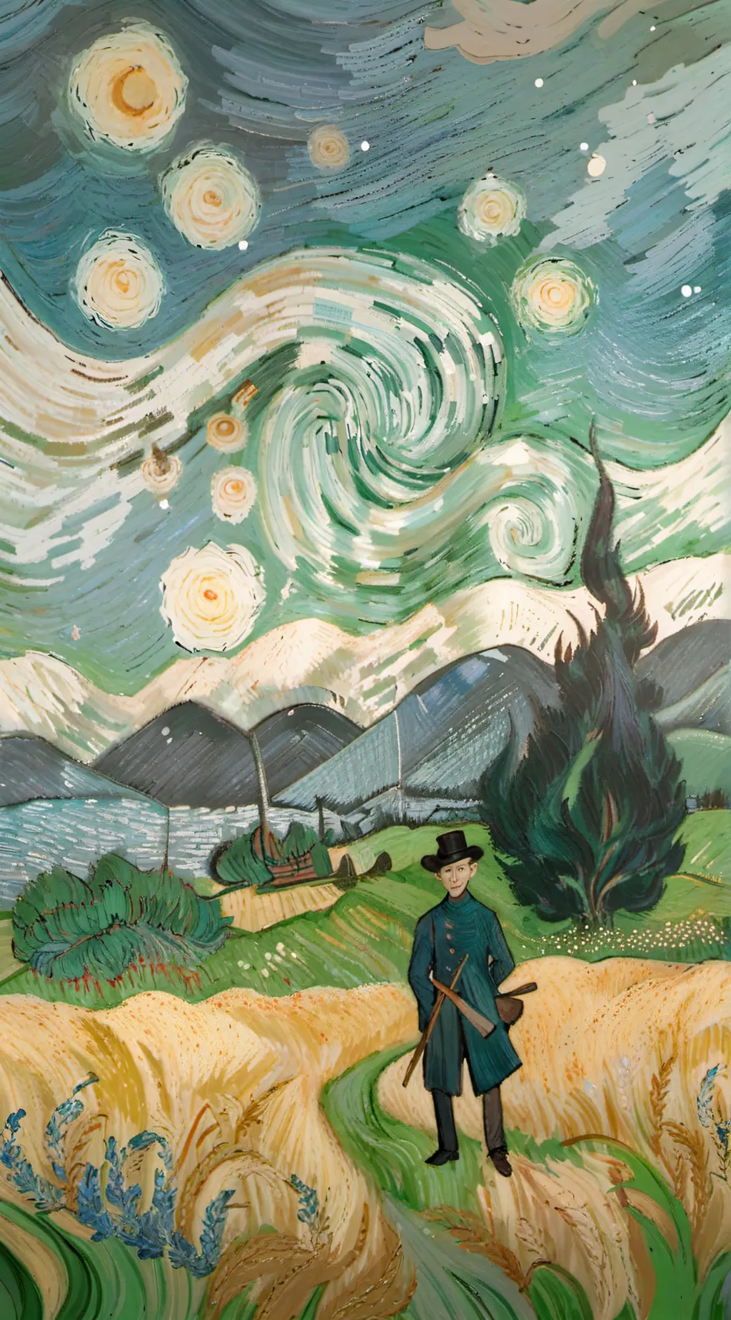 ai character: The academy  background