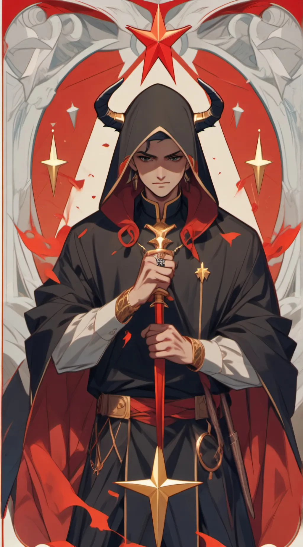 ai character: battle....  background