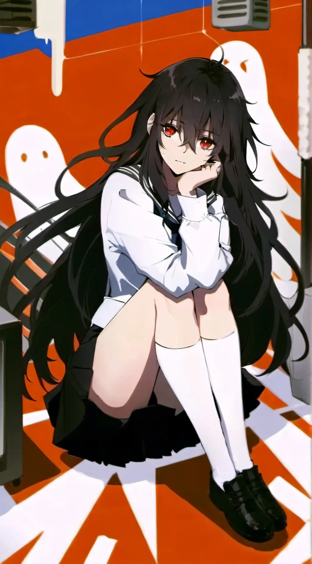 ai character: Aya  background