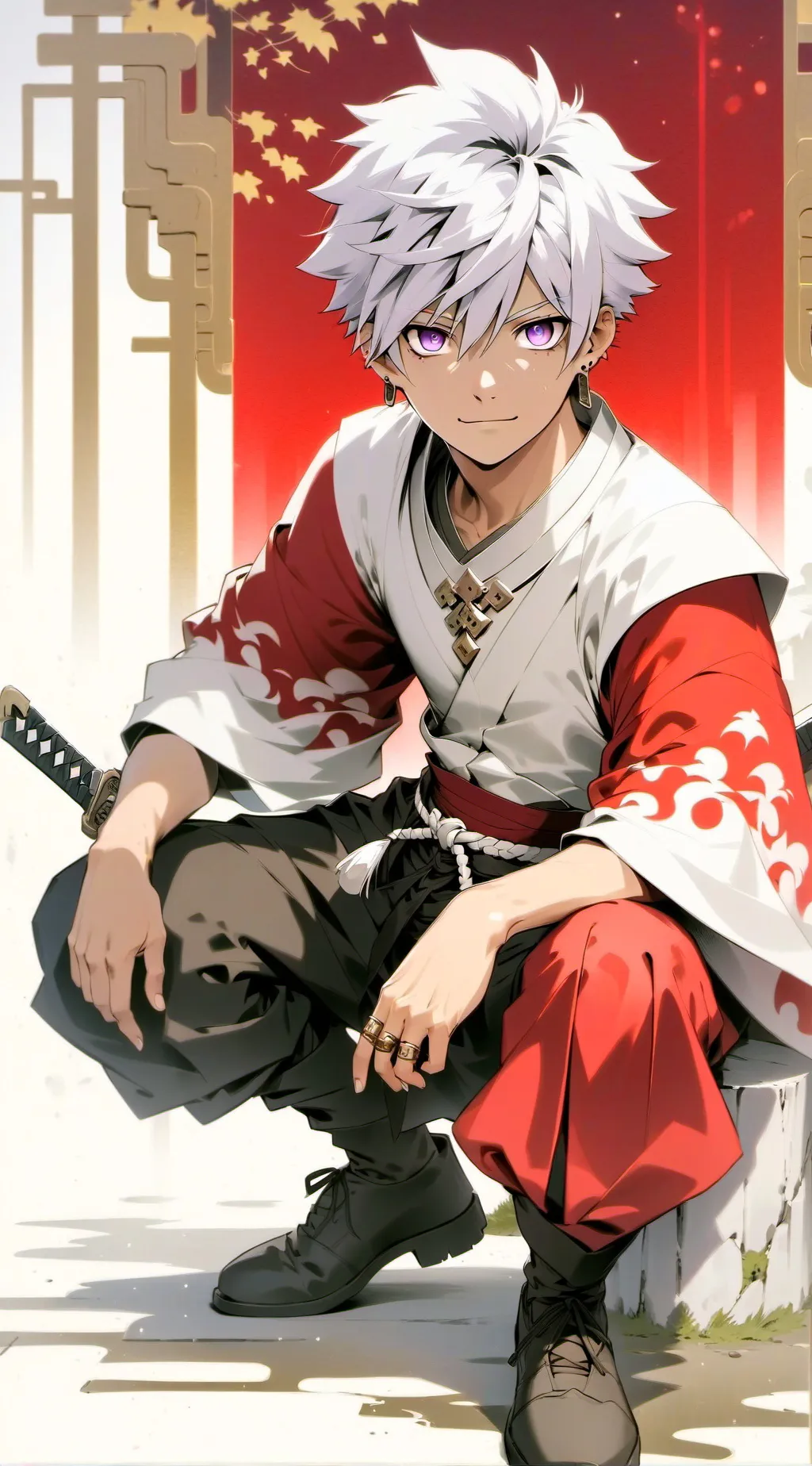 ai character: gojoxsuknua background