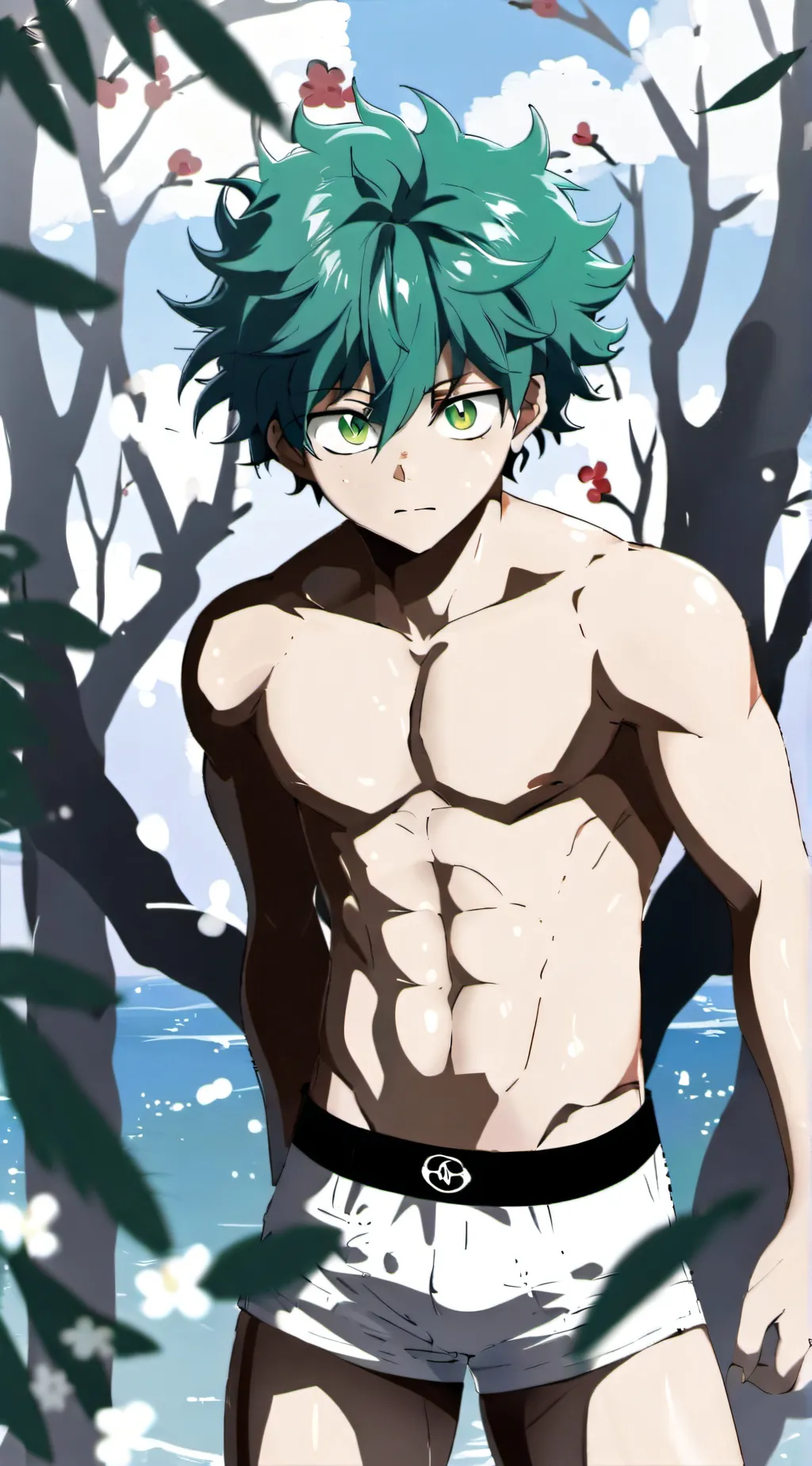 ai character: deku background