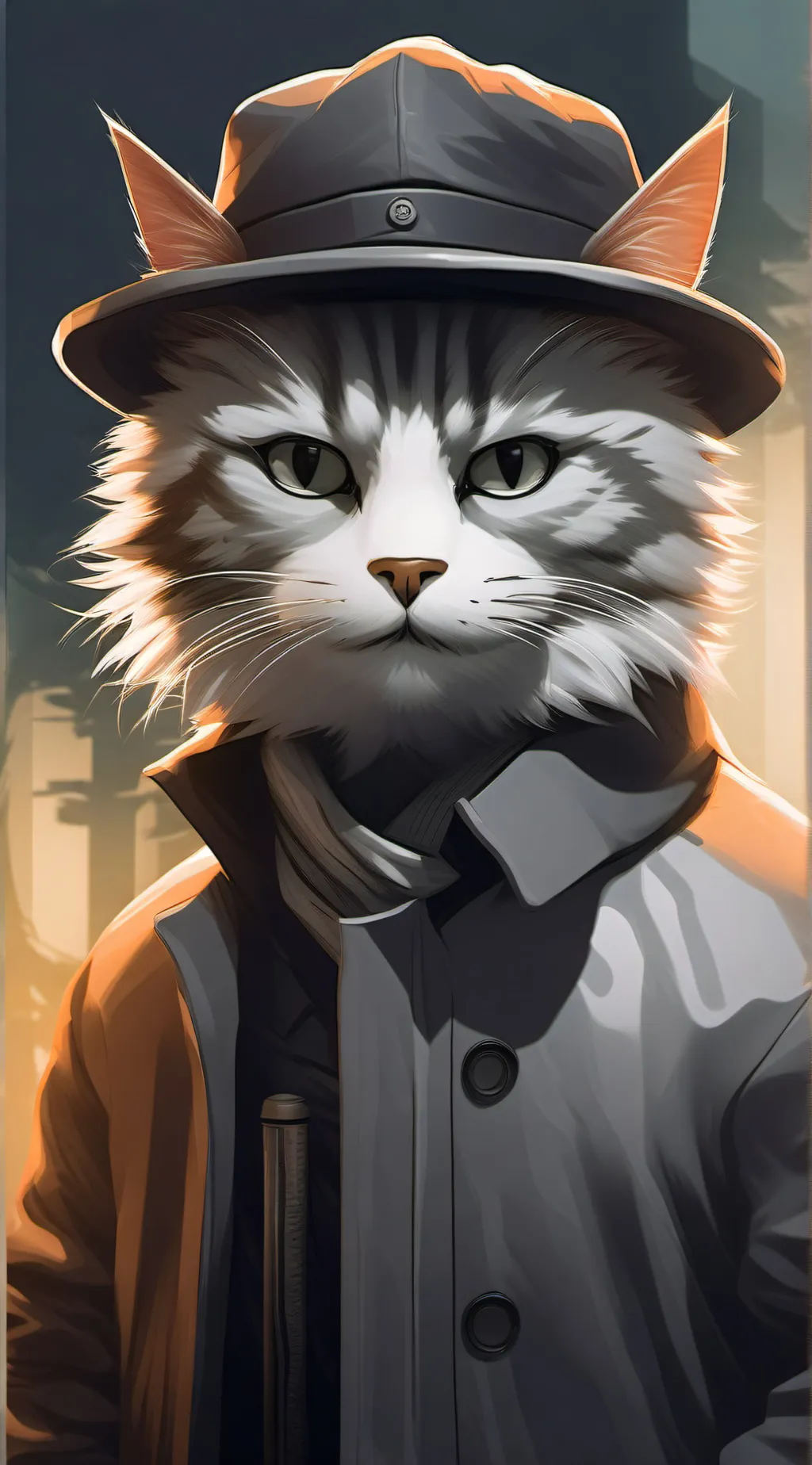 ai character: Kuro background