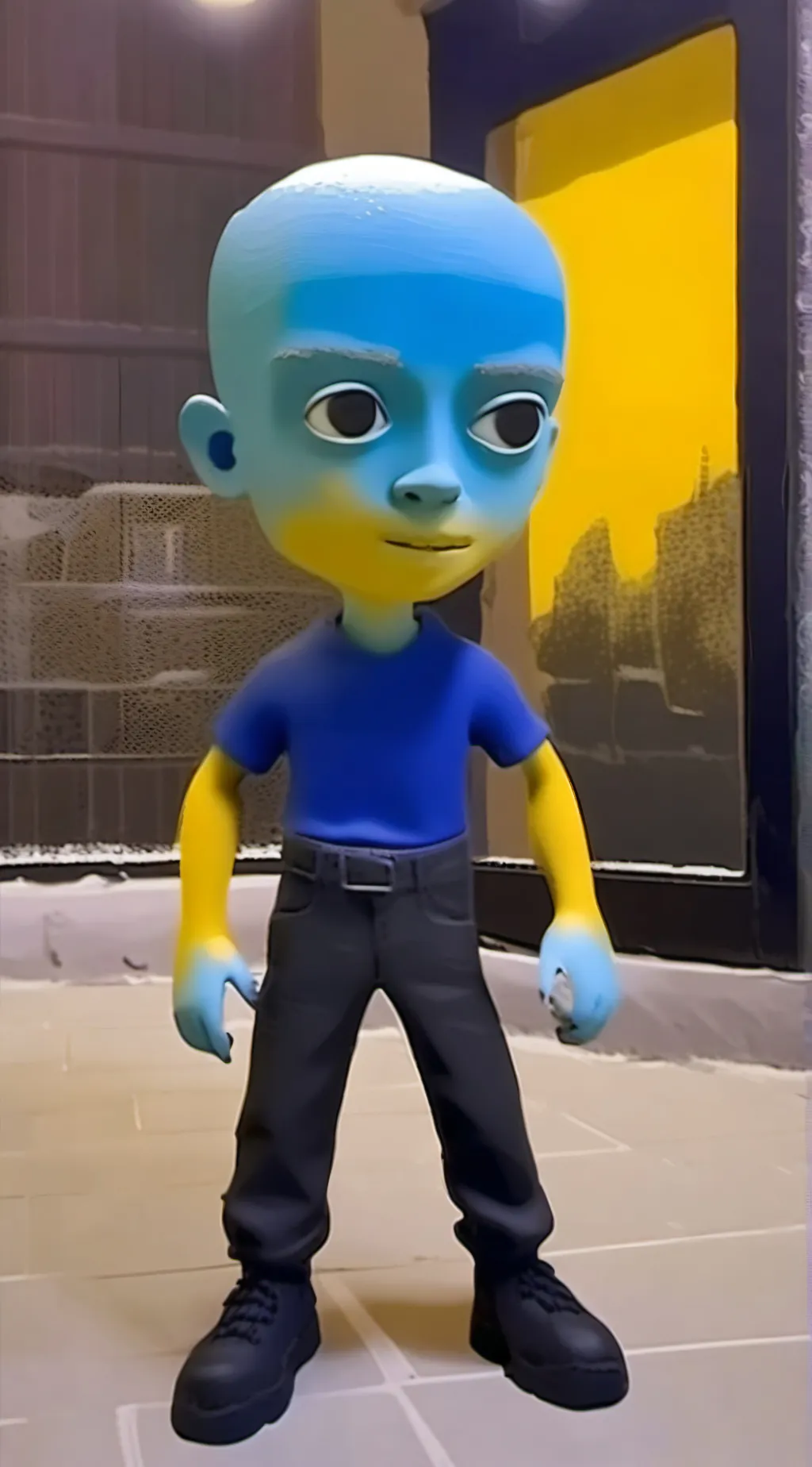 ai character: MY UGLY AHH FATHER background