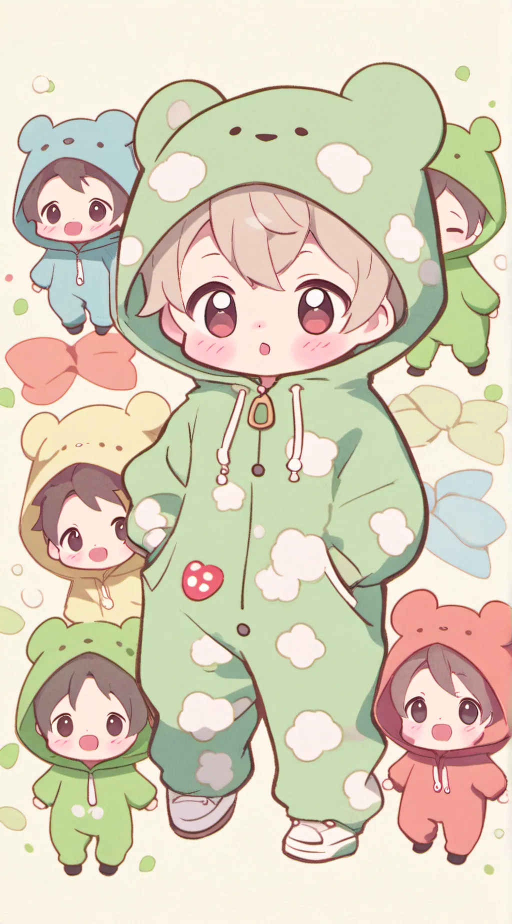 ai character: babies background