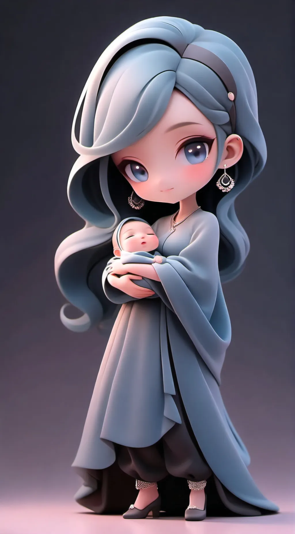 ai character: baby background