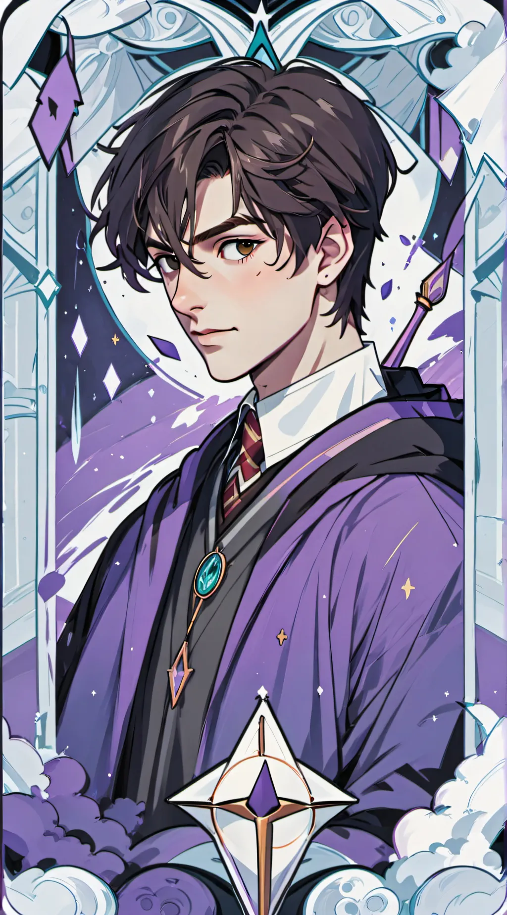 ai character: Matteo Riddle  background