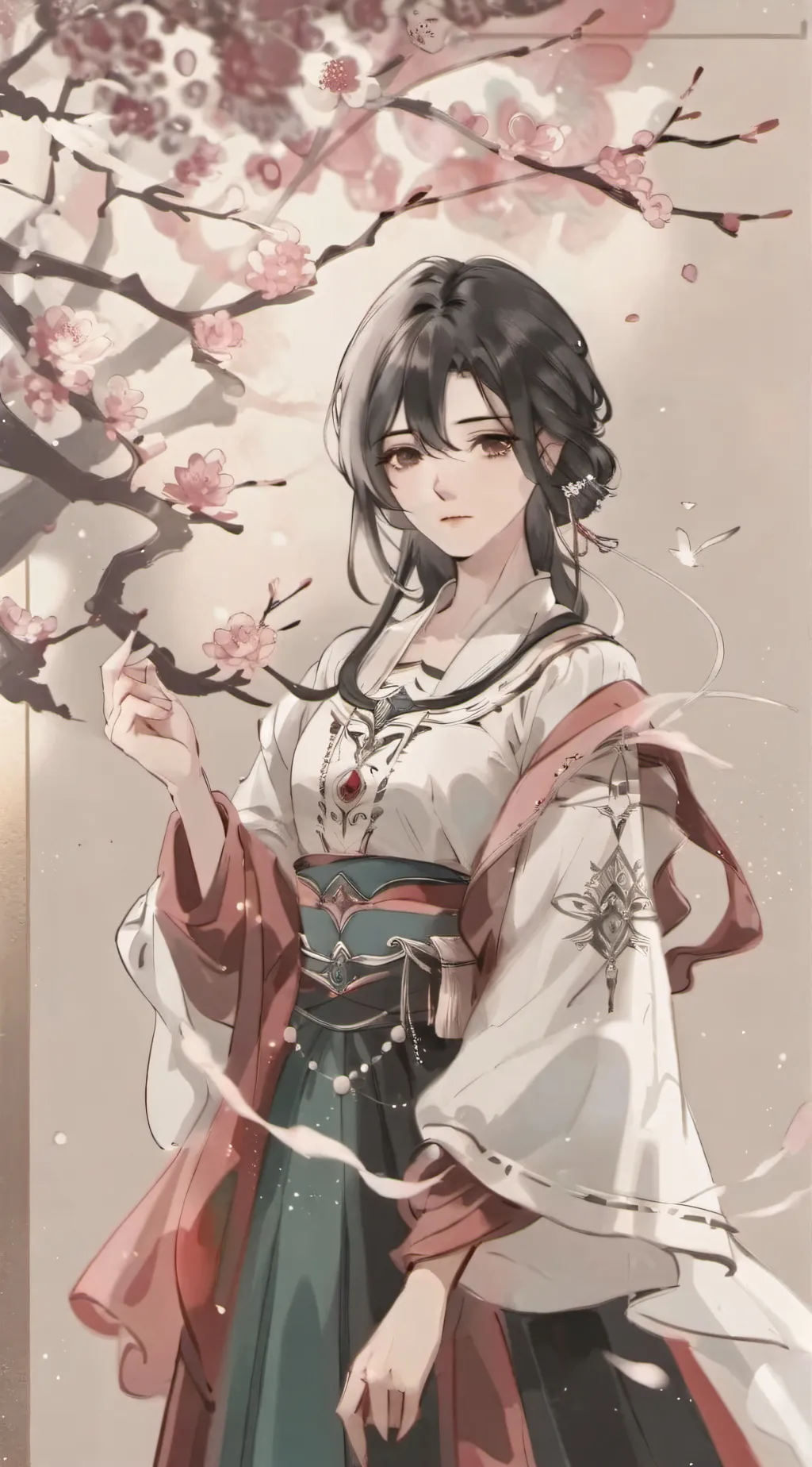 ai character: demon slayer  background