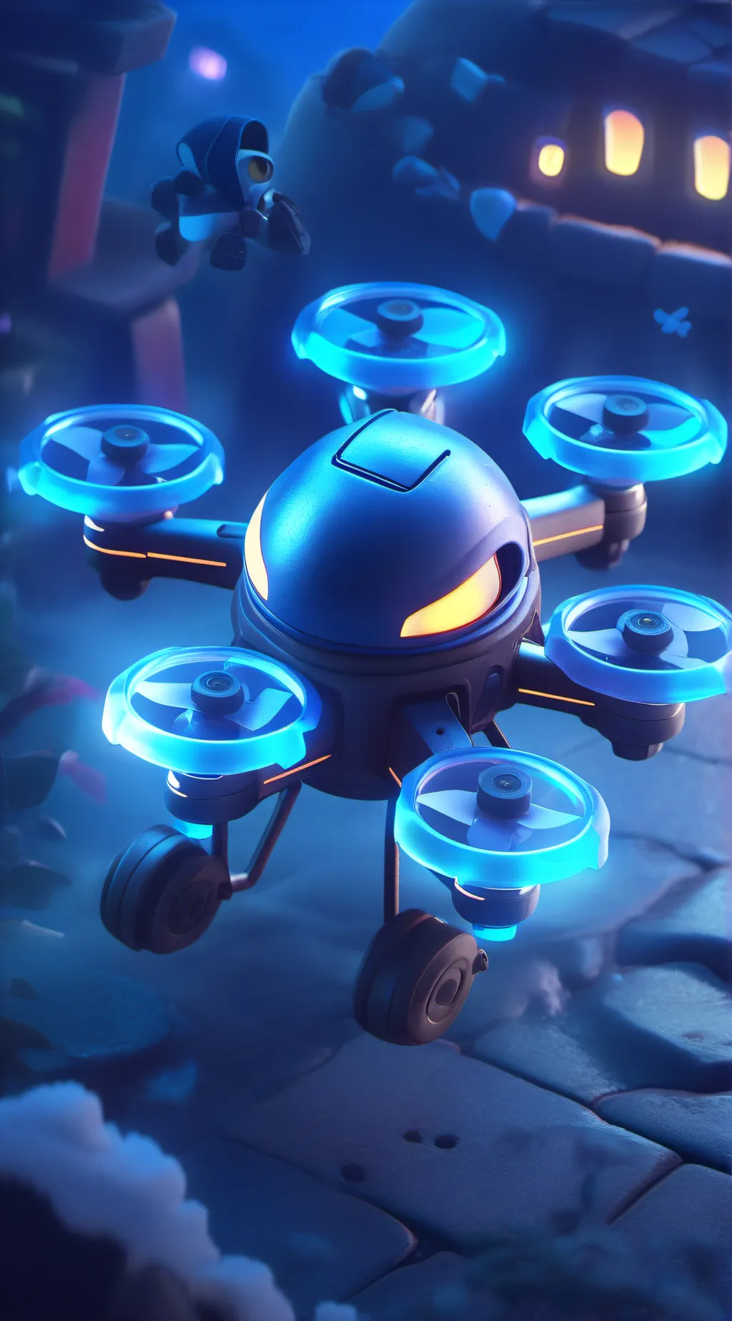 ai character: Md background