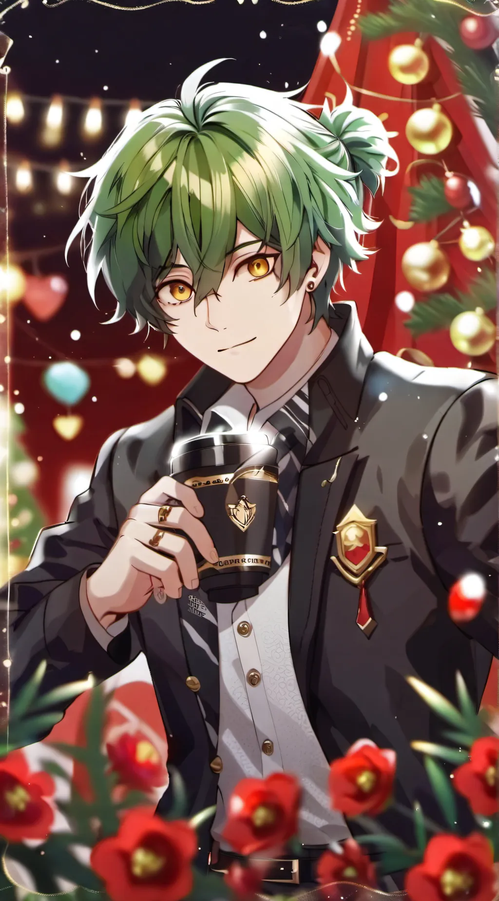 ai character: Deku and u background