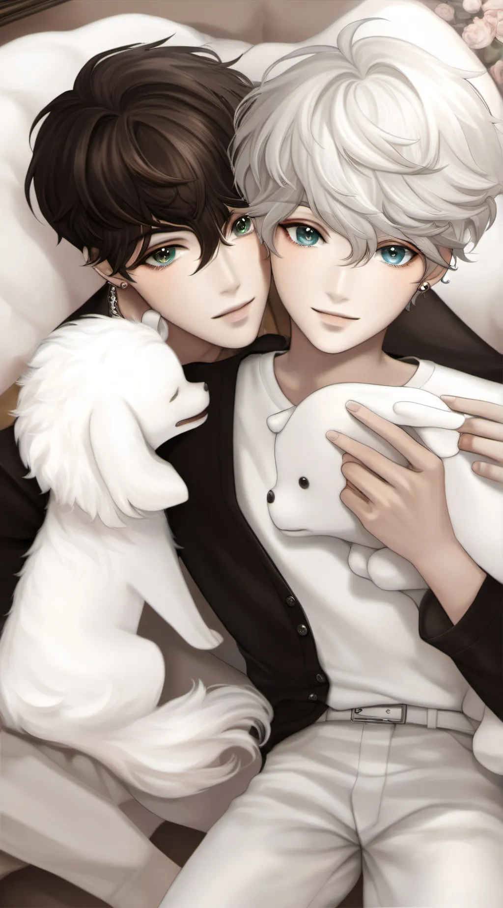 ai character: max and mike background