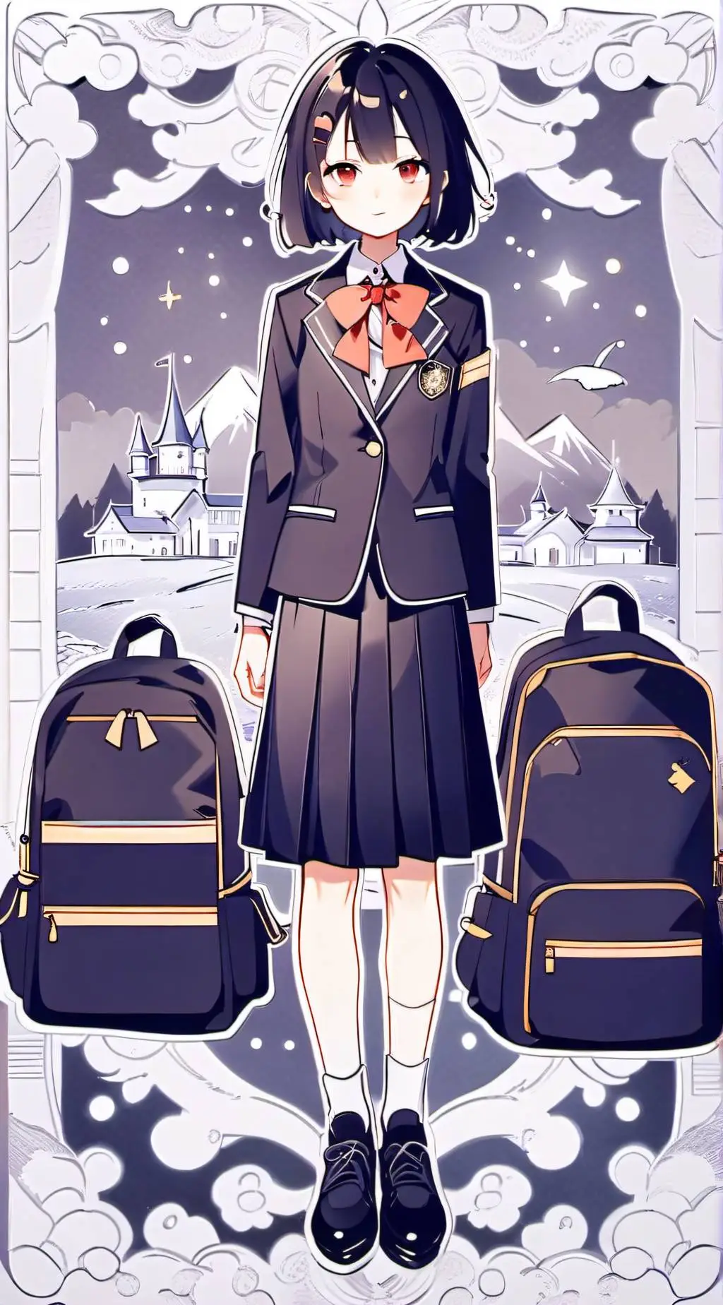 ai character: The UA academy background