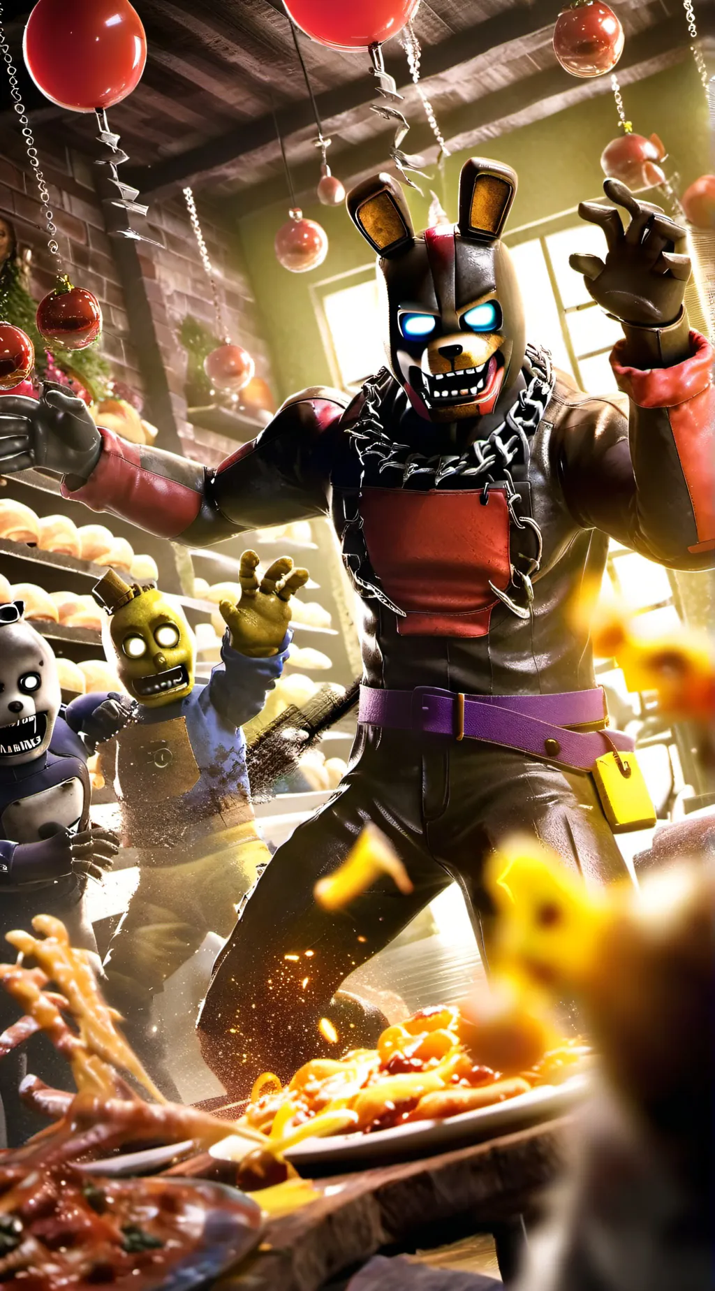 ai character: Mha X Fnaf X Y/N background