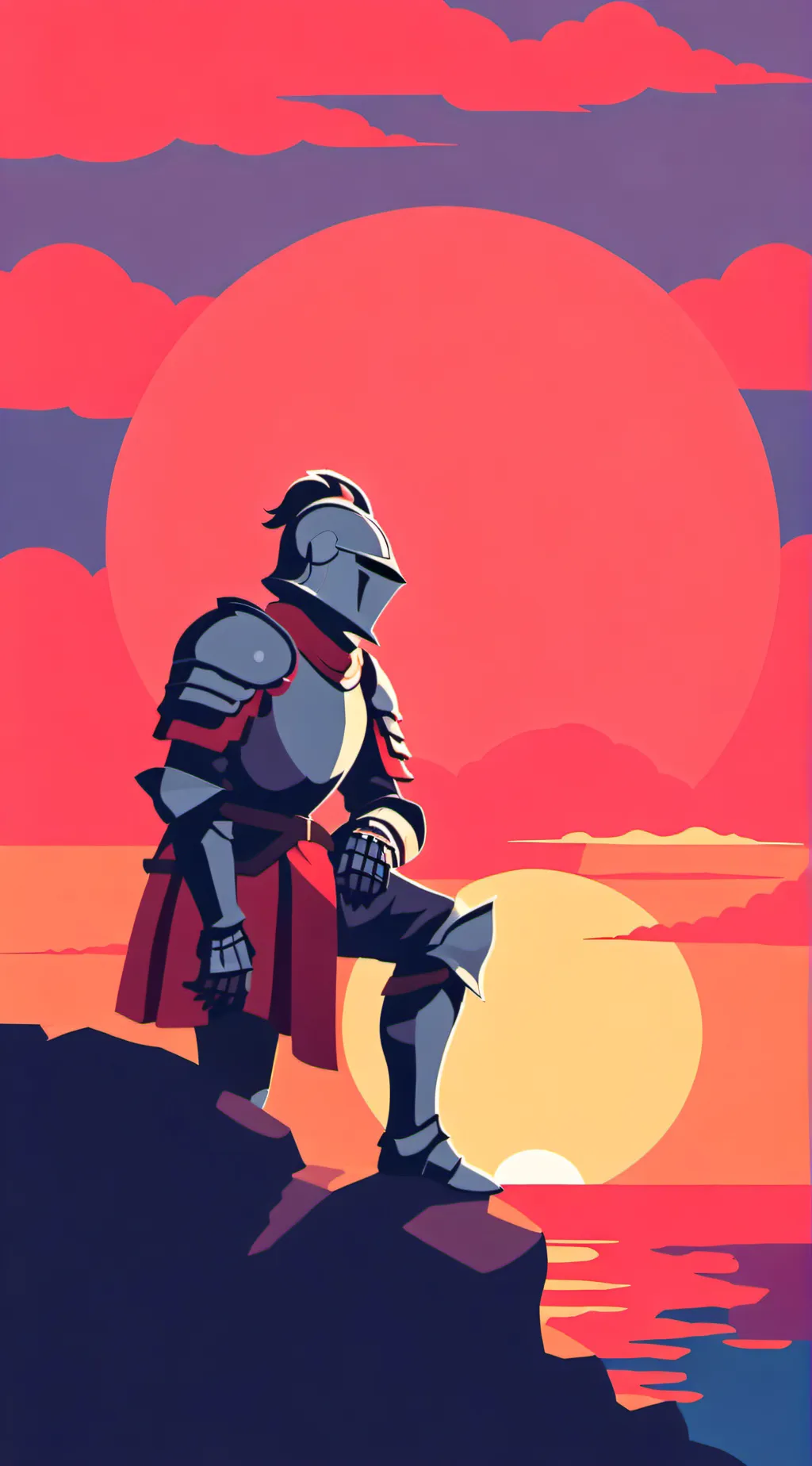 ai character: Knight  background