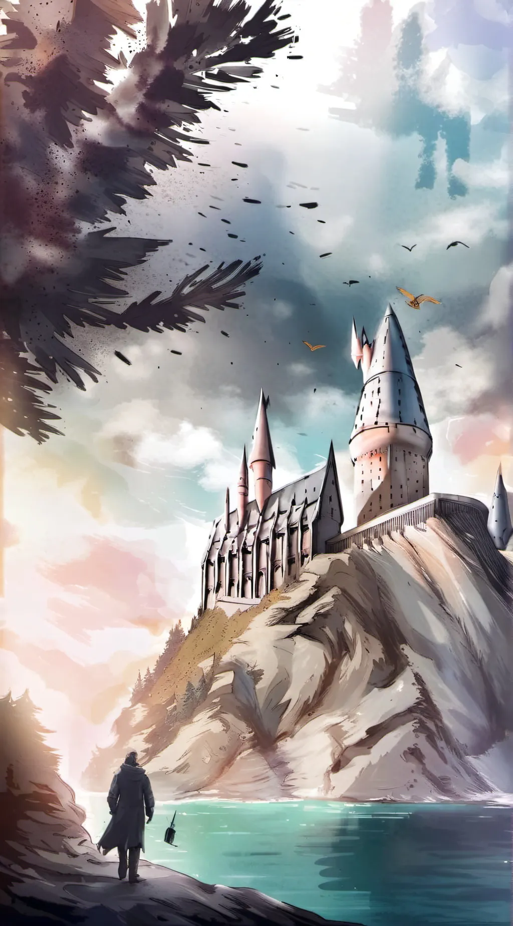 ai character: hogwarts background