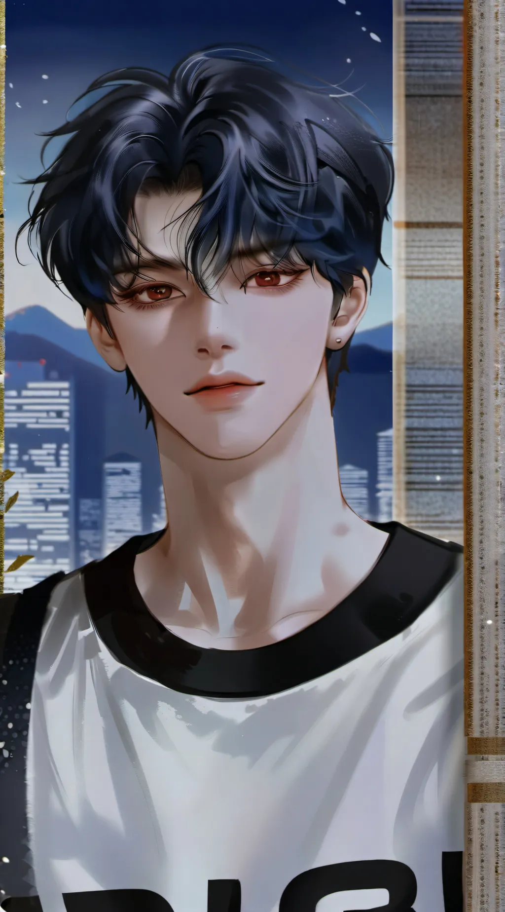 ai character: zen background