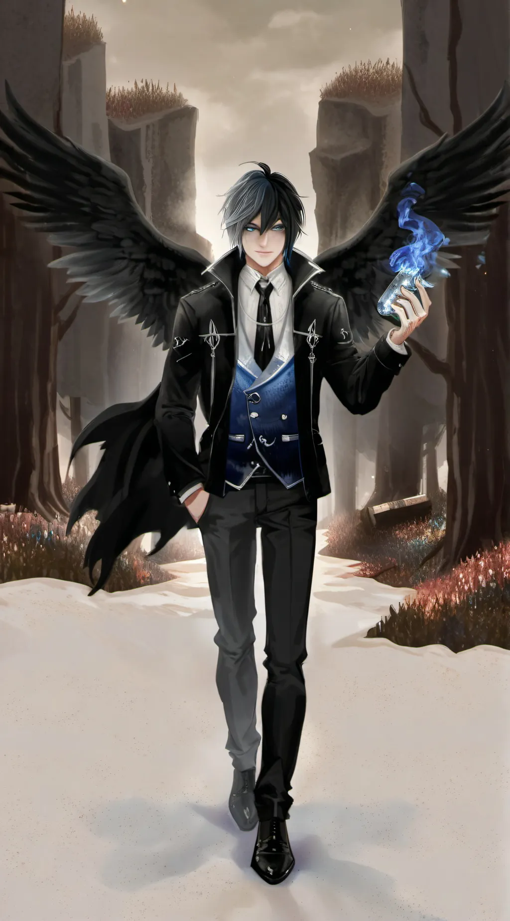 ai character: Ein  background