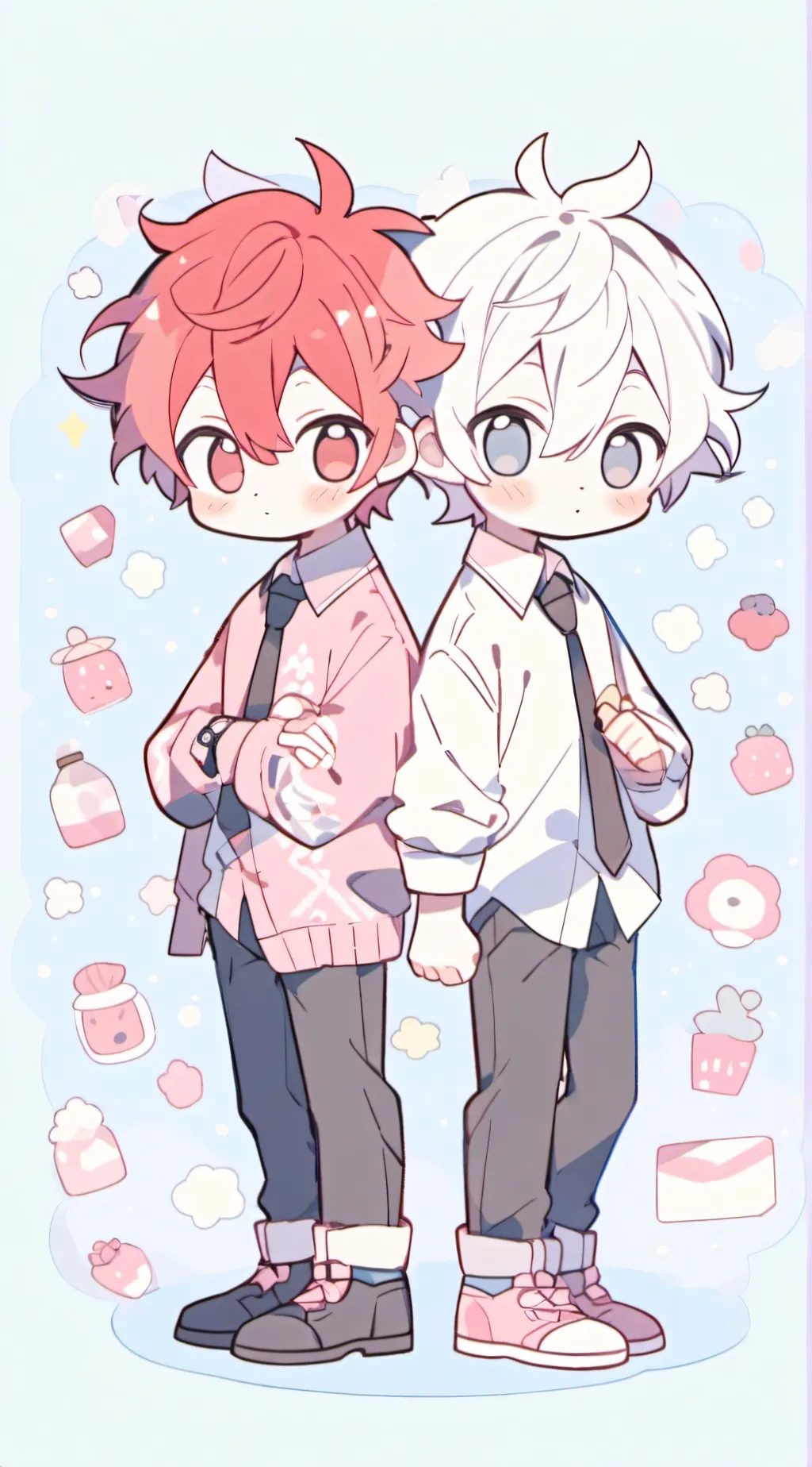 ai character: Alastor x angel  background