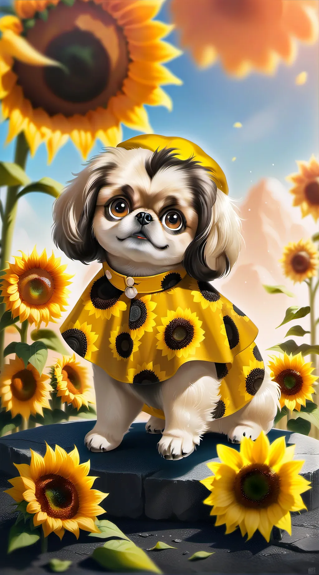 ai character: ☀️Sunny the dog☀️ background