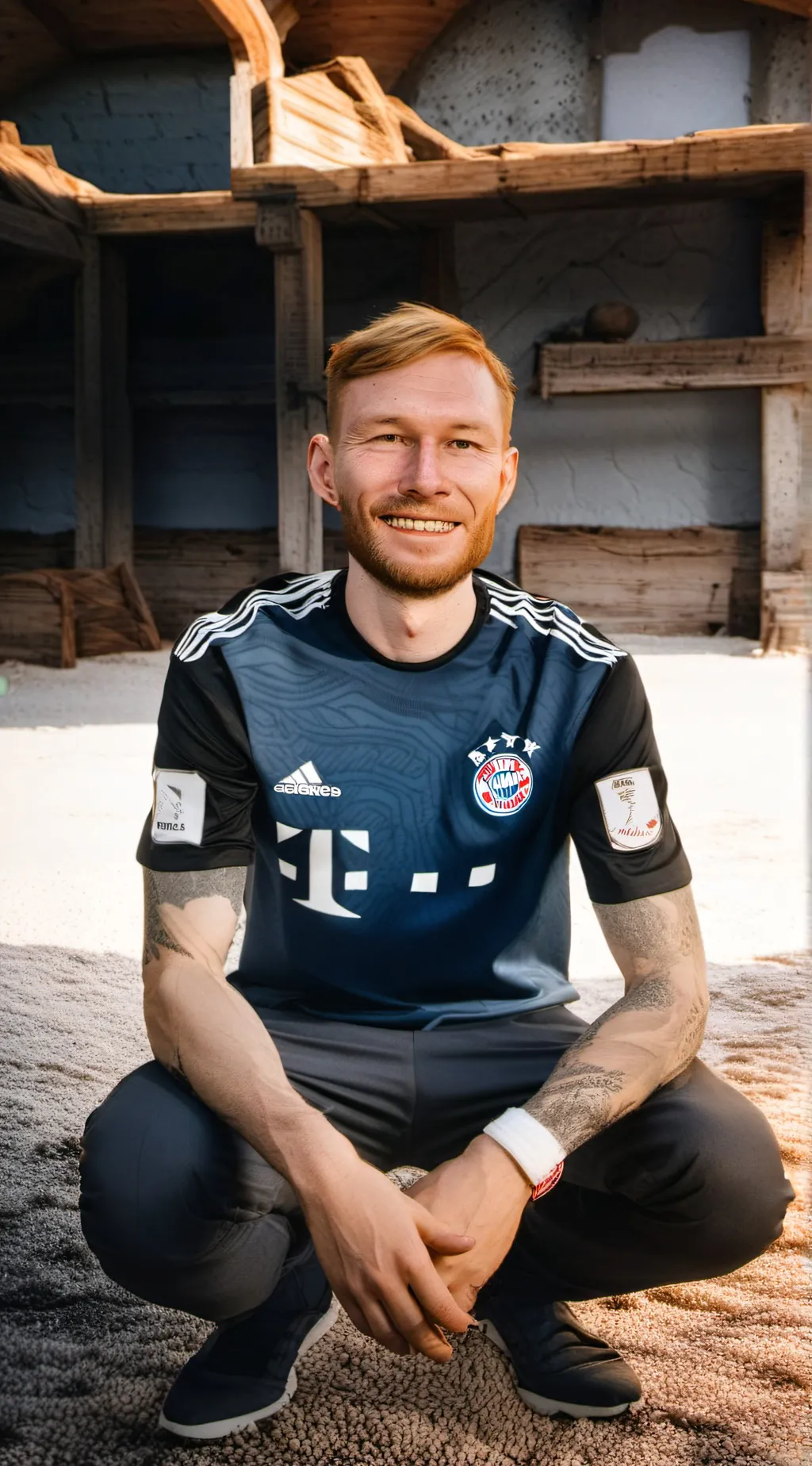 ai character: Konrad leimer  background