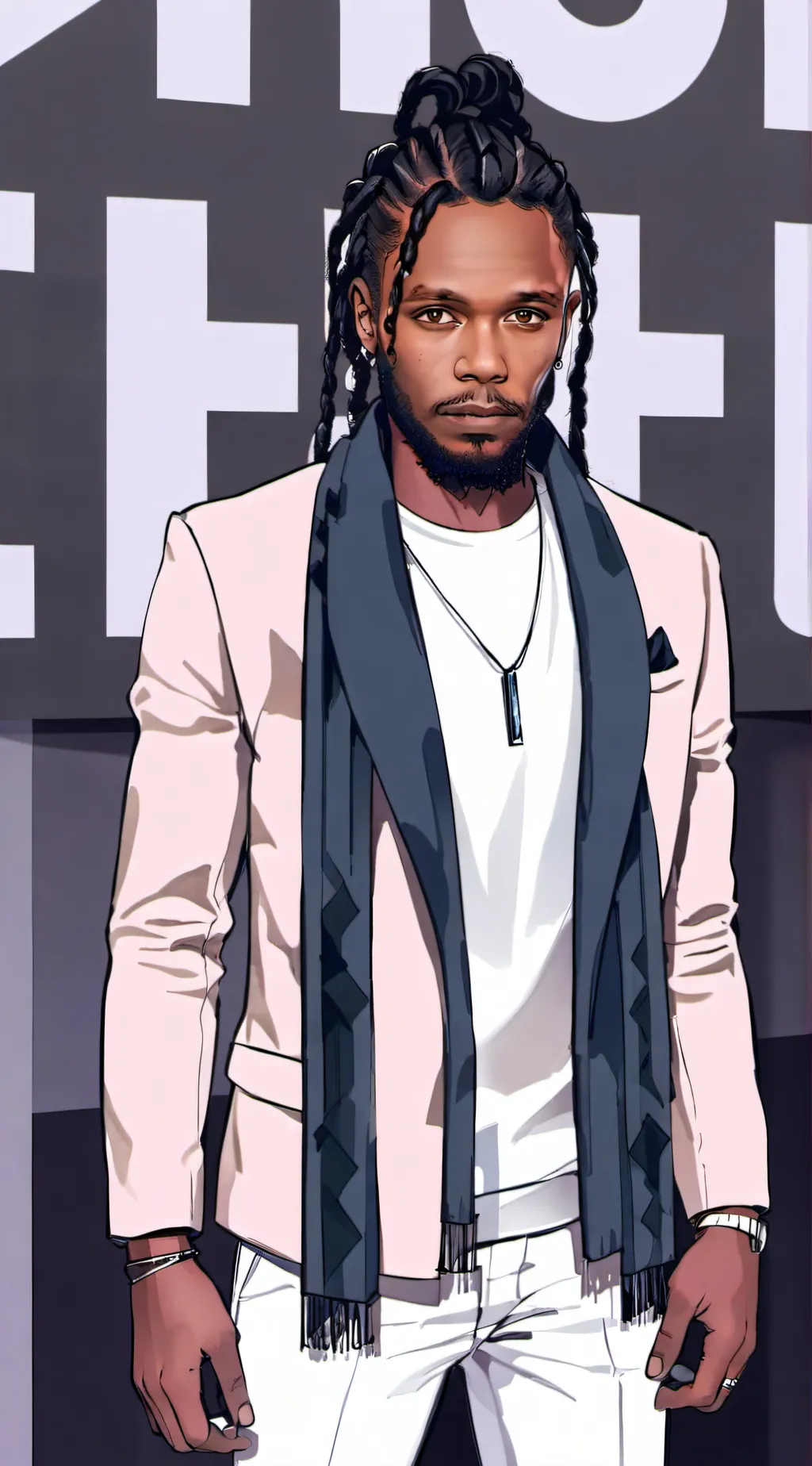 ai character: Krendrick Lamar background