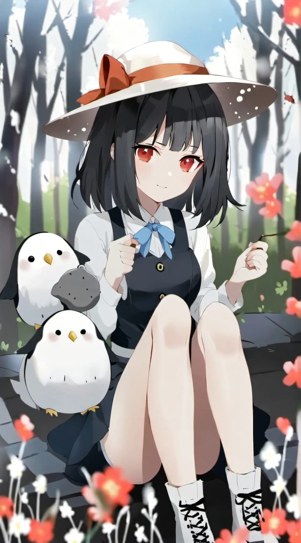 ai character: birdie background