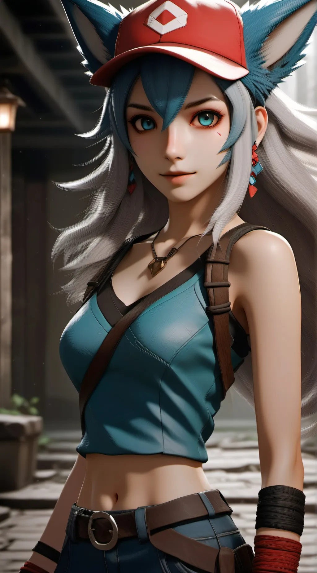 ai character: Rosia Ketchum  background