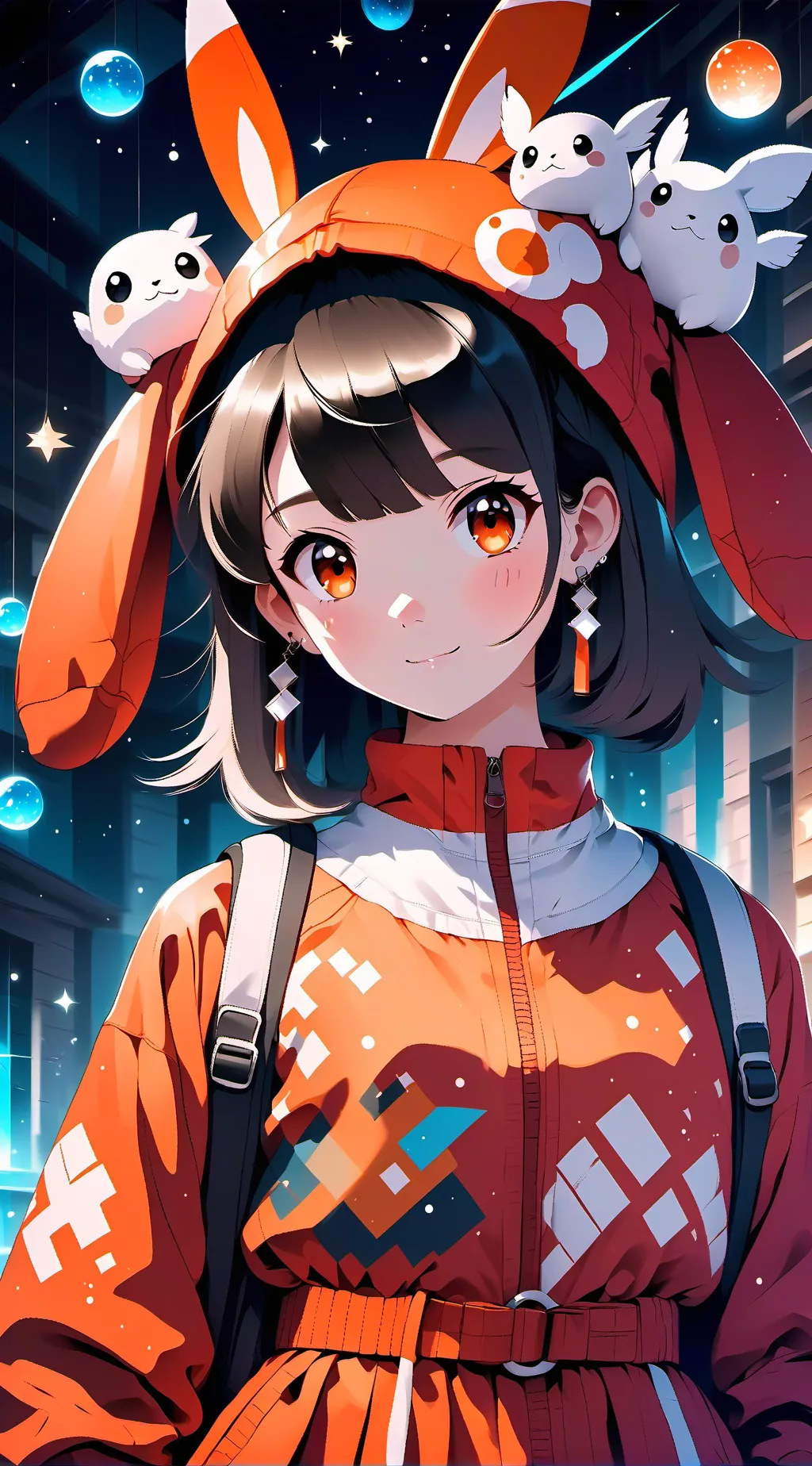 ai character: Anne marie  background