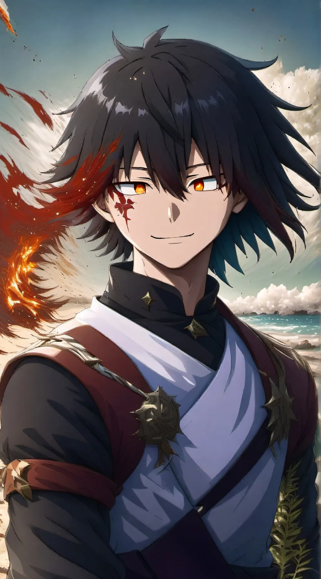 ai character: Todoroki x bakugo background