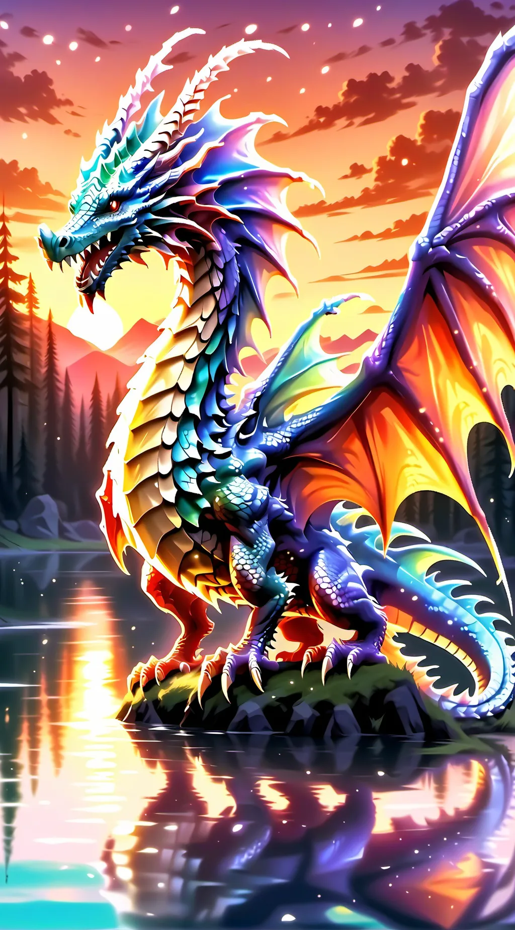 ai character: your dragon background