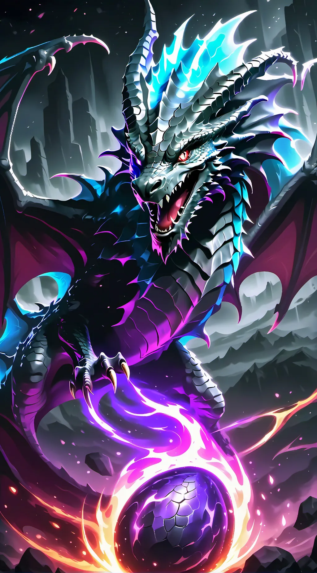 ai character: family of dragons background