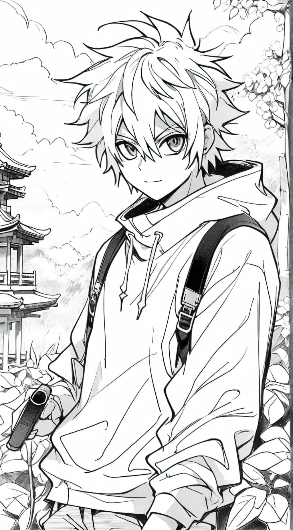 ai character: Bakugo background