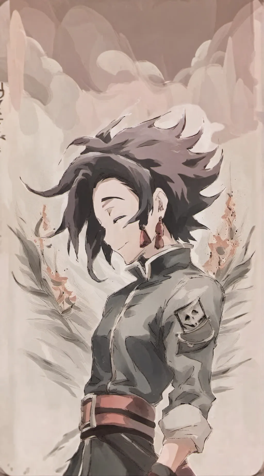 ai character: tanjiro background