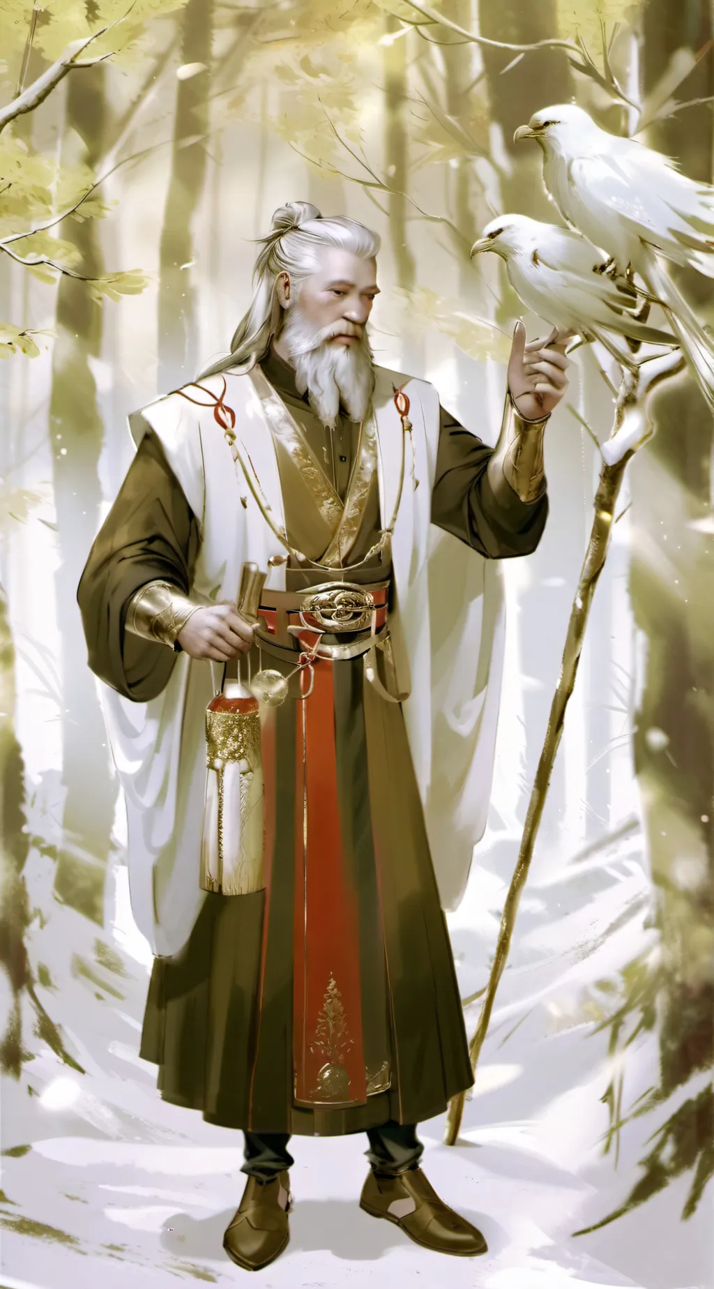 ai character: Moses. background