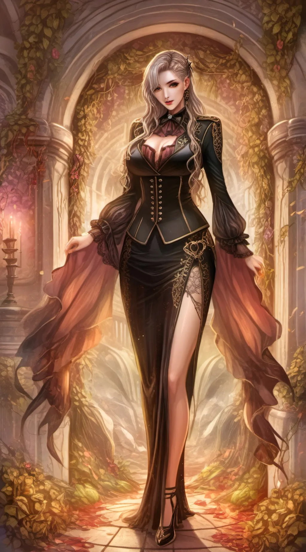 ai character: slenderwoman background