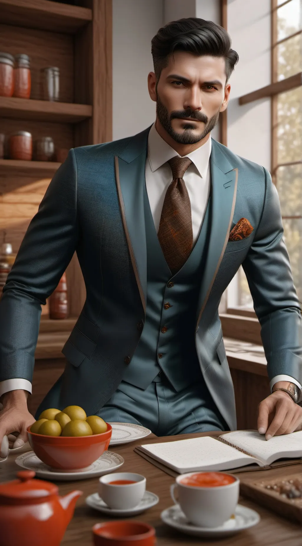 ai character: Y/N x Angel background