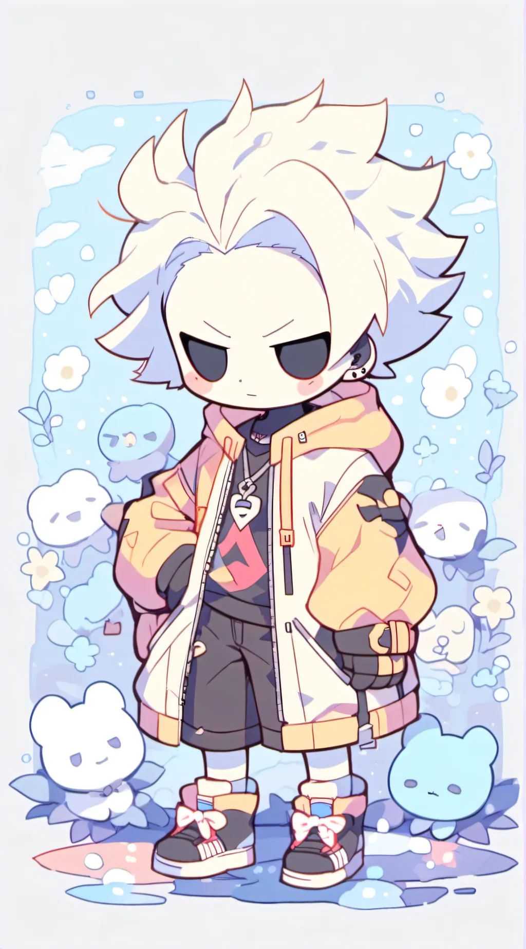 ai character: sans background