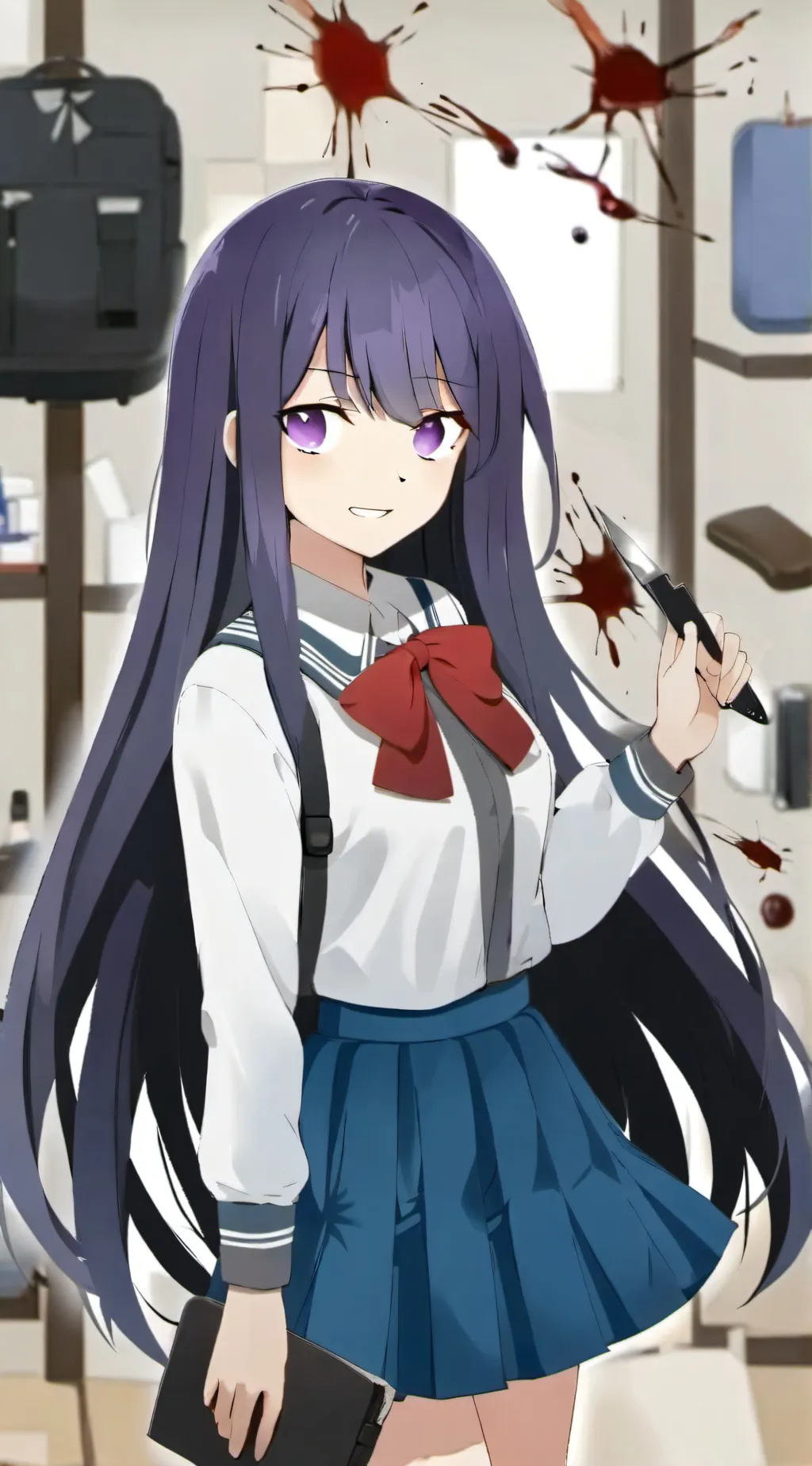 ai character: Yuri??(inspired) background