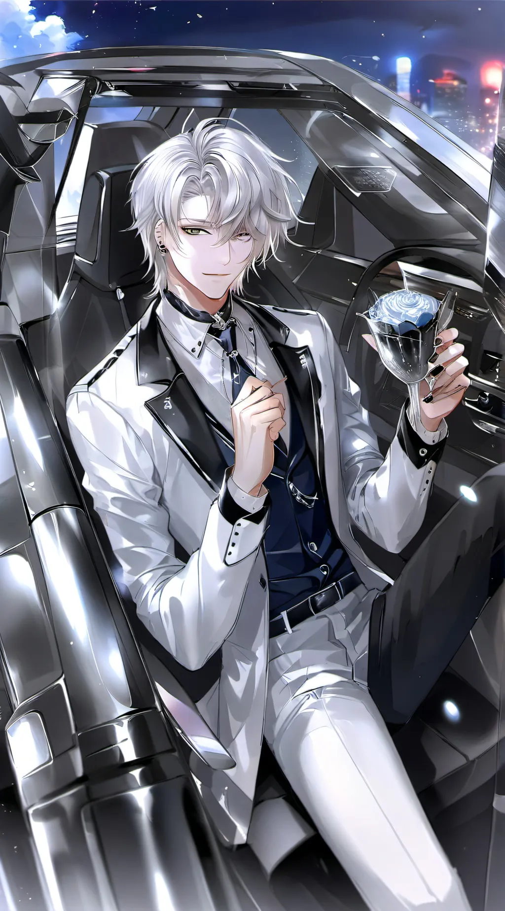 ai character: Chris  background