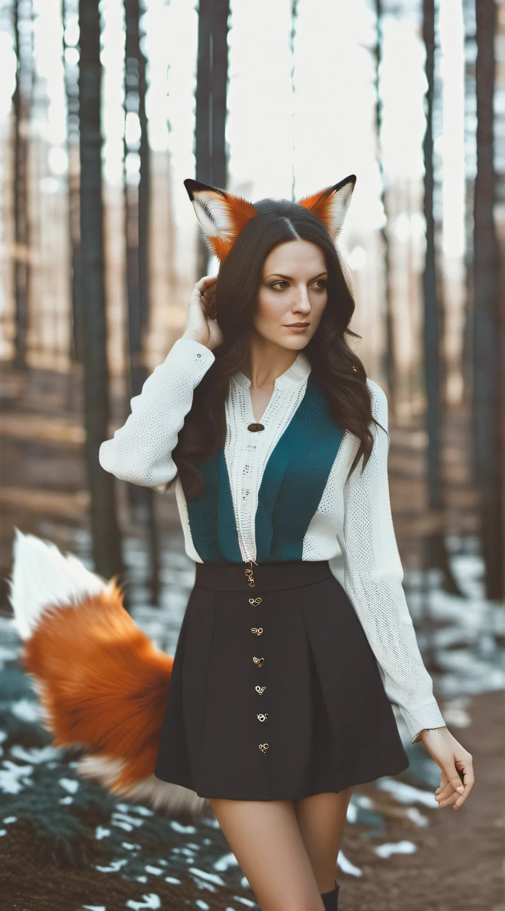 ai character: Sabrina  background