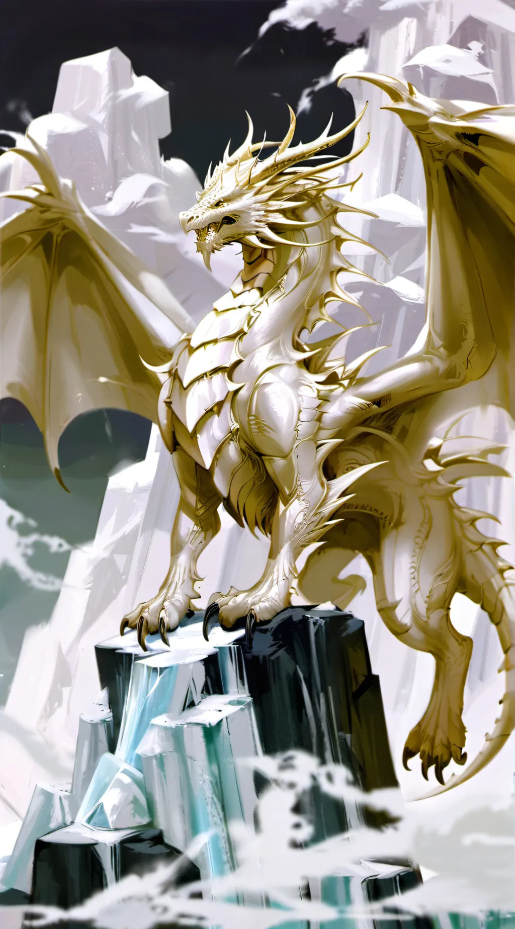 ai character: queen zena background