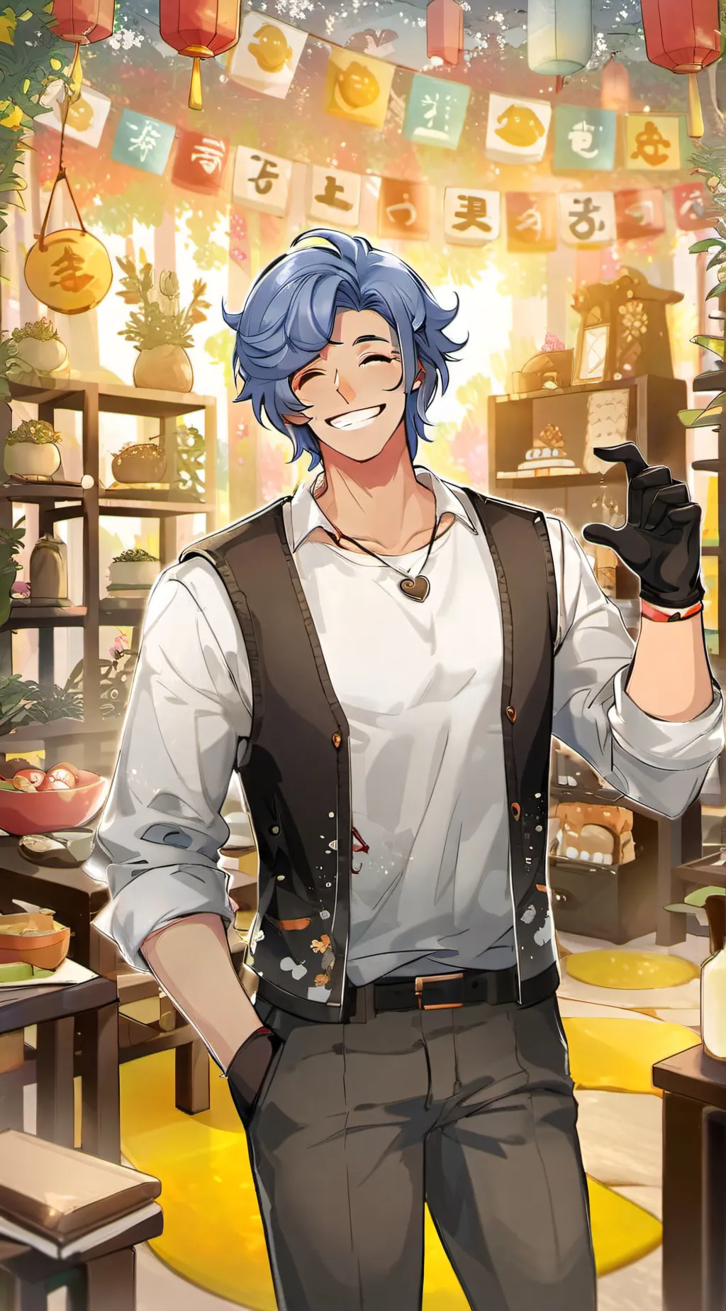 ai character: [.Sunny day jack.] background